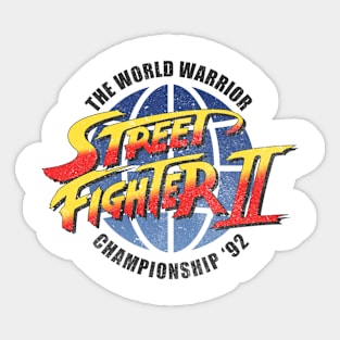 Street Fighter Champion Sticker